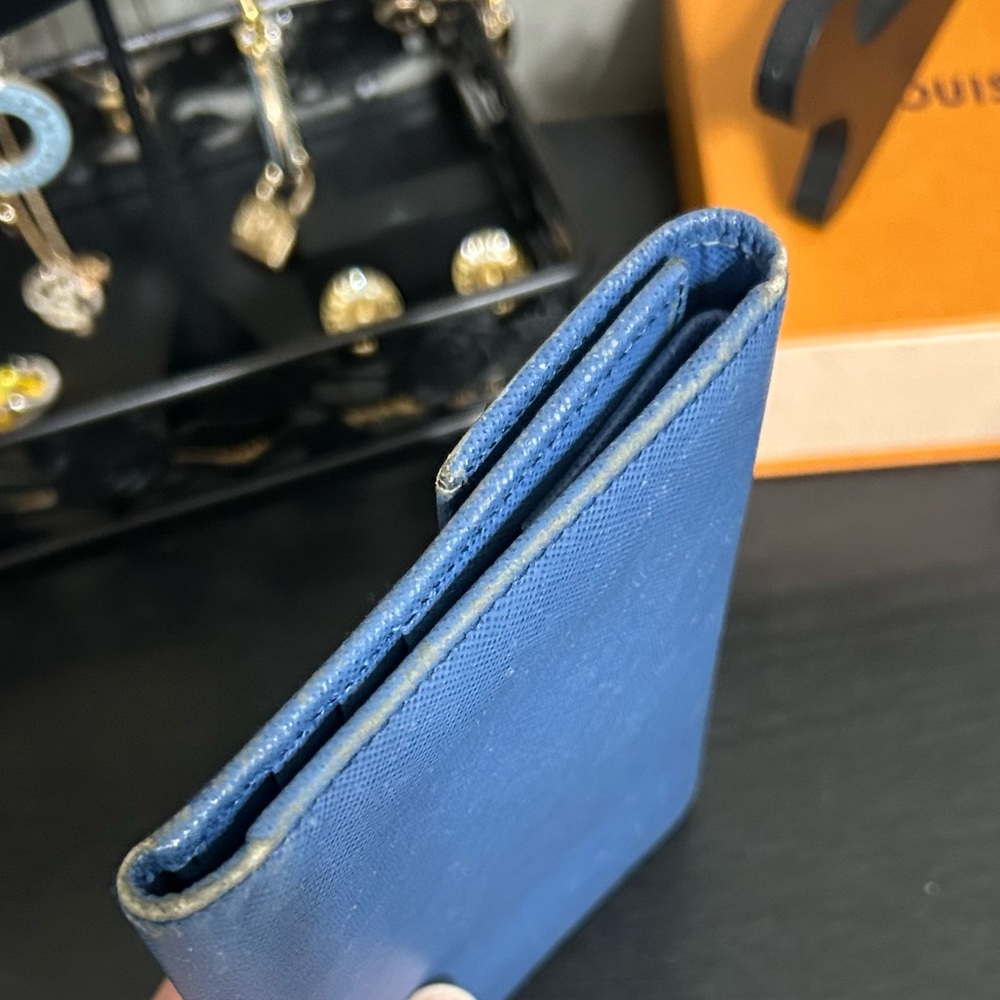Prada Sky Blue Leather Wallet - Picture 3 of 6